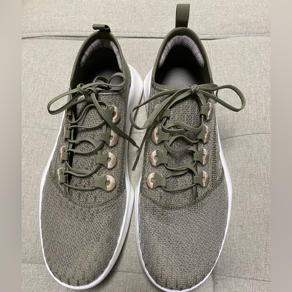 Allbirds Olive Green Knit Sneakers